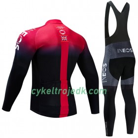 Cykeltøj Langærmet + Bib Cykelbukser 2019 TEAM INEOS N001